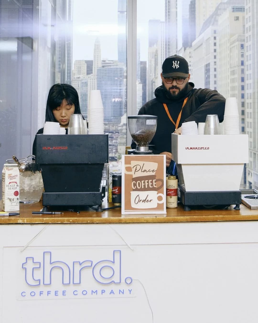 thrd coffee mobile coffee catering a Salesforce event